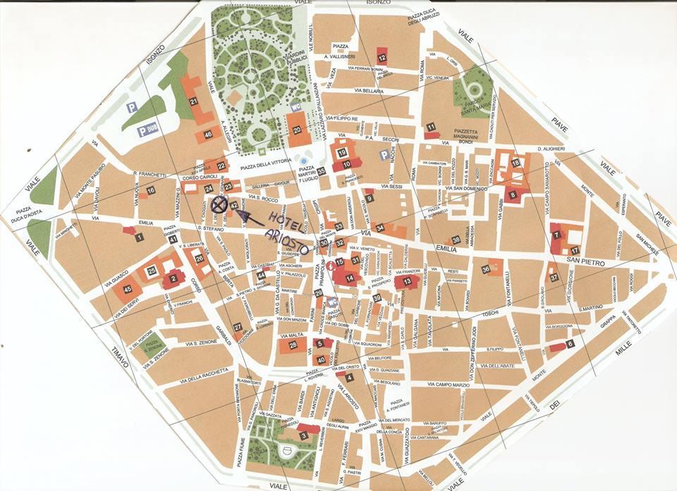 Hotel Ariosto Centro Storico Reggio Emilia Exteriör bild